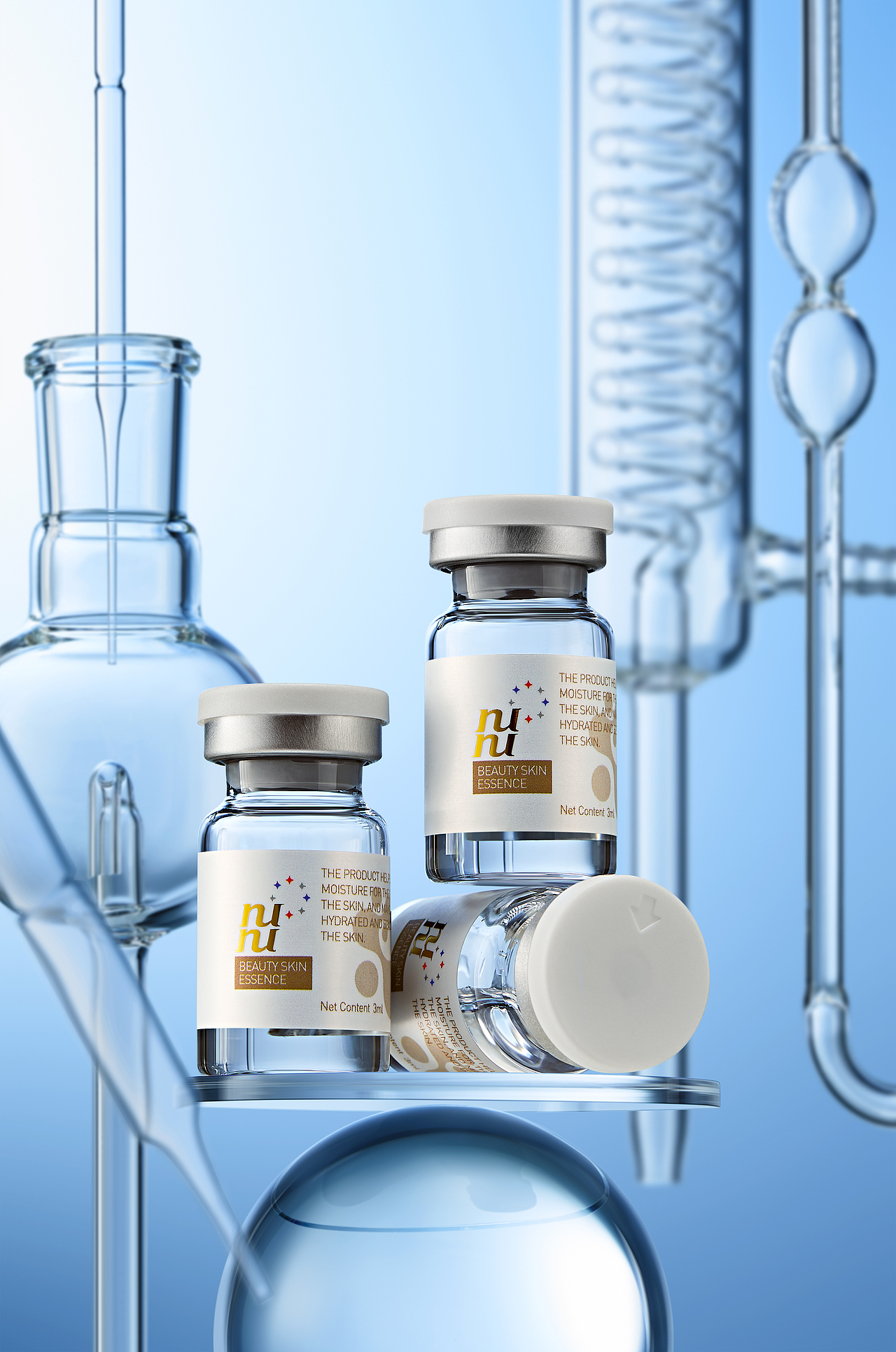 轻医美风西林瓶精华拍摄（图ZMzc0NjMyMTA0） - 产品摄影 - 站酷设计师摄影师炒饭原创素材 - 站酷ZCOOL