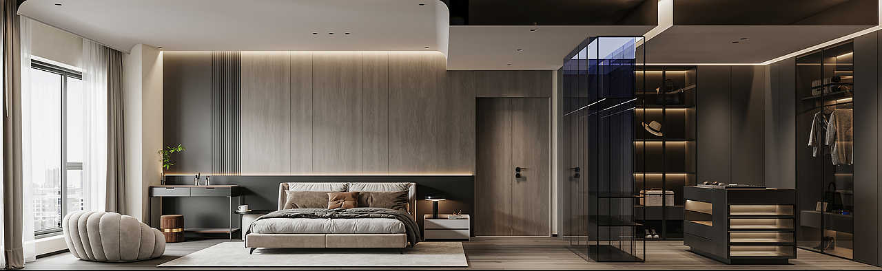 意式暗黑客餐厨卧室丨近期表现（图ZMzc0NjM1NjY0） - 家装设计 - 站酷设计师嘛嘛嘛原创素材 - 站酷ZCOOL