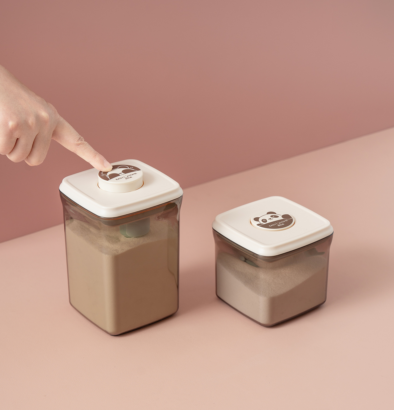 按压密封罐母婴场景-创意拍摄