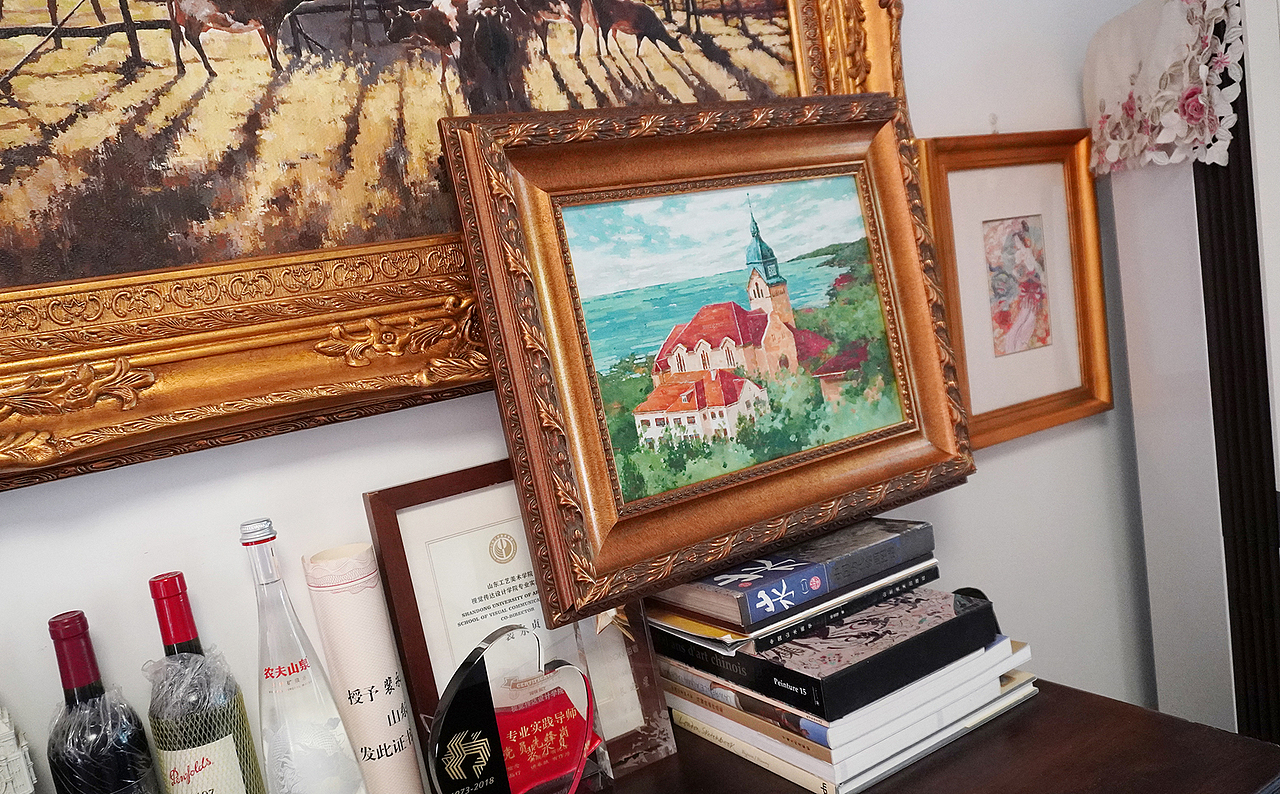 红瓦绿树记载了青岛的风华（图ZMzc0NjQ4ODQ0） - 绘画 - 站酷设计师裴永贞原创素材 - 站酷ZCOOL