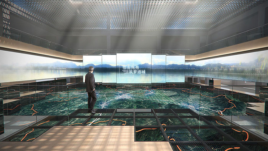 在制作展厅数字沙盘展项时，如何考量并满足用户的多样化需求？