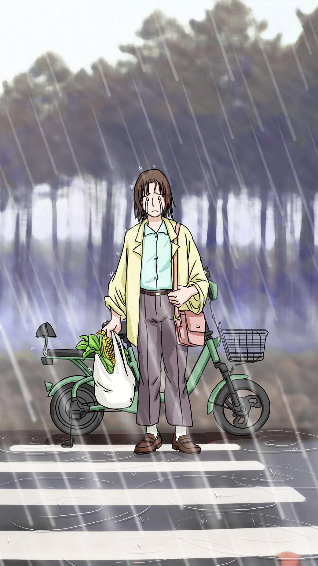 为爱玛做的一系列插画设计