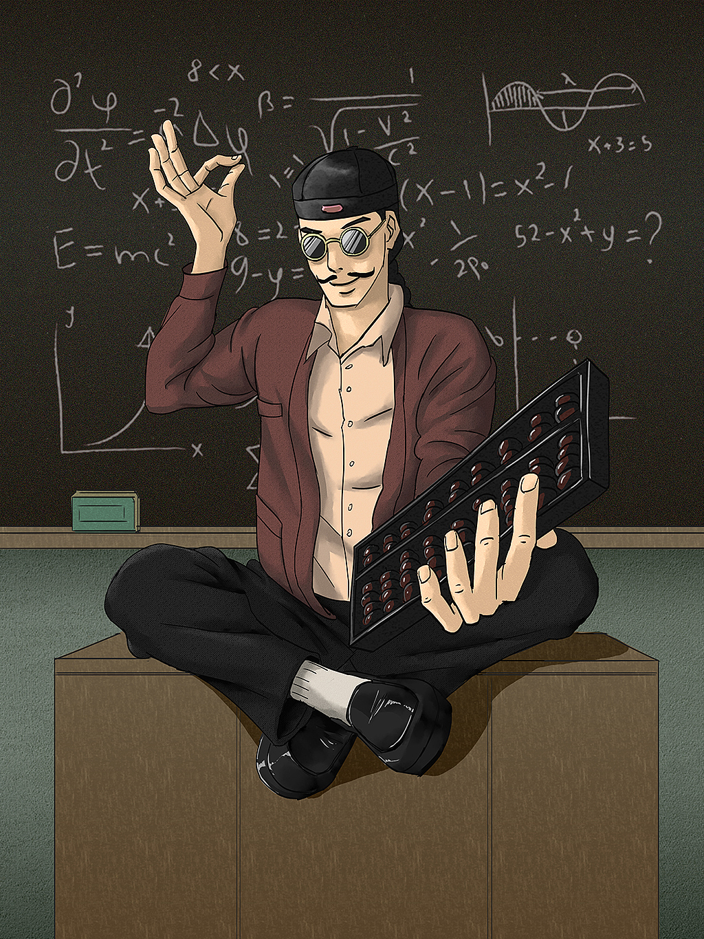 为爱玛做的一系列插画设计