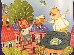 绘本配图（已出版）  干杯