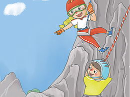 绘本配图（已出版） 登山