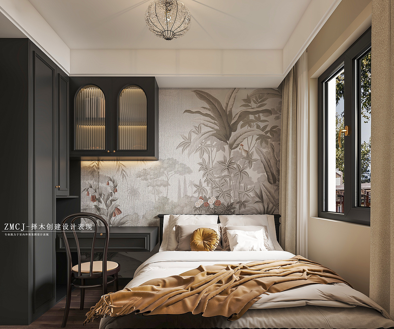 家装-卧室(右边靠窗)