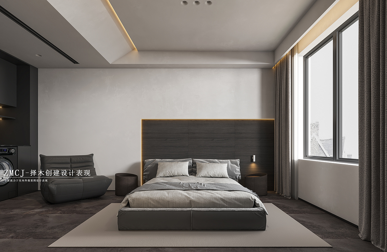 家装-卧室(右边靠窗)