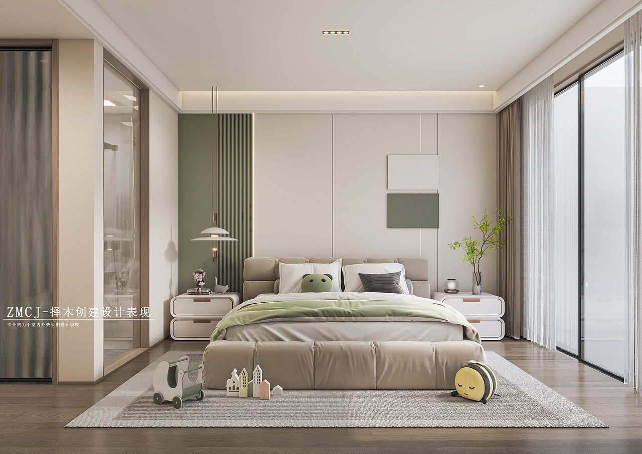 家装-卧室(右边靠窗)