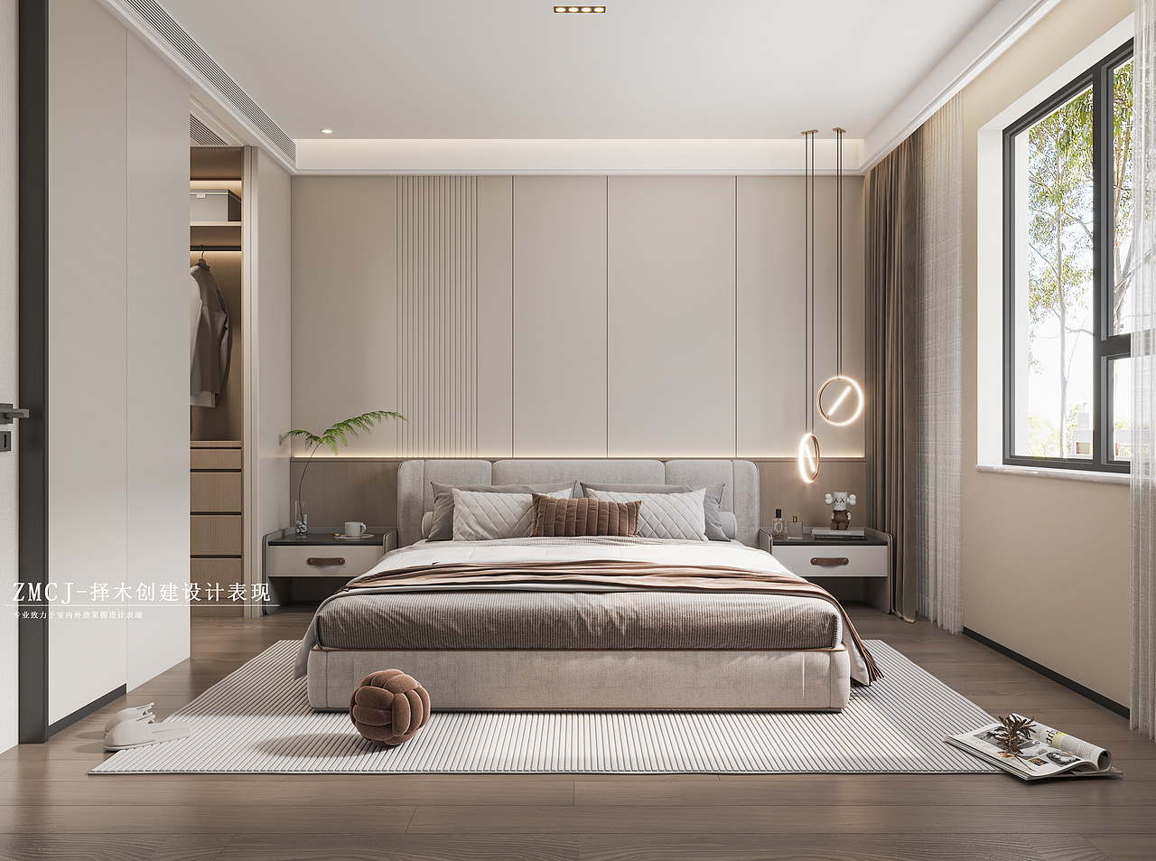 家装-卧室(右边靠窗)