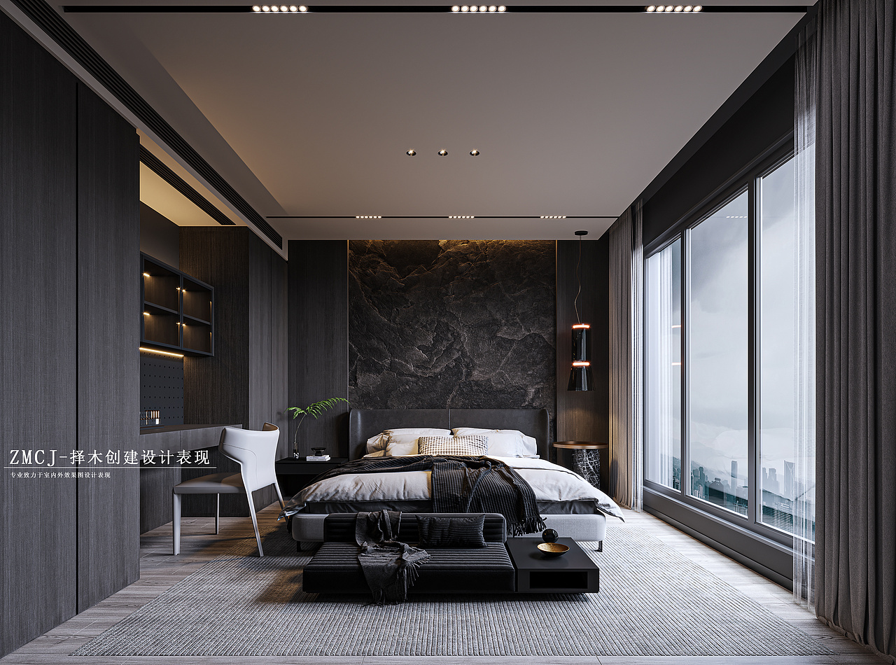 家装-卧室(右边靠窗)
