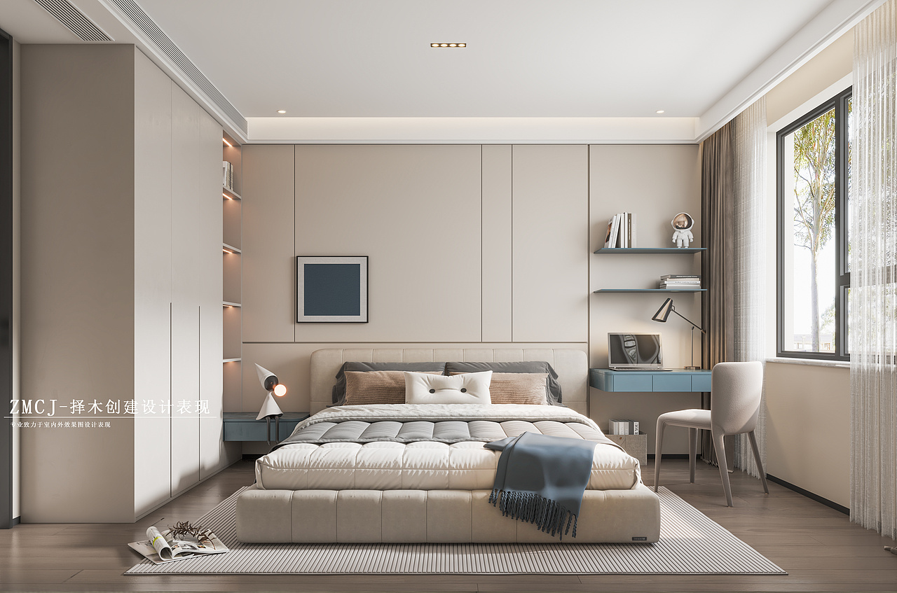 家装-卧室(右边靠窗)