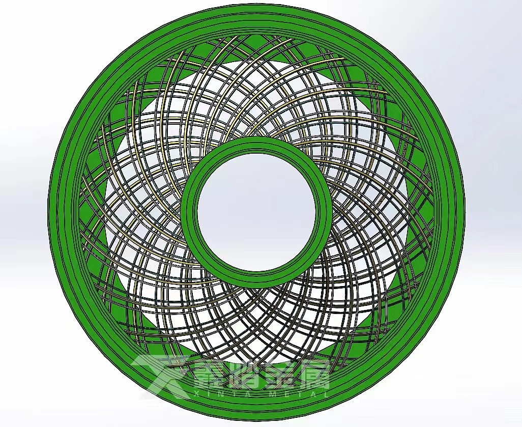 不锈钢吊篮 金属天花造型装饰定制