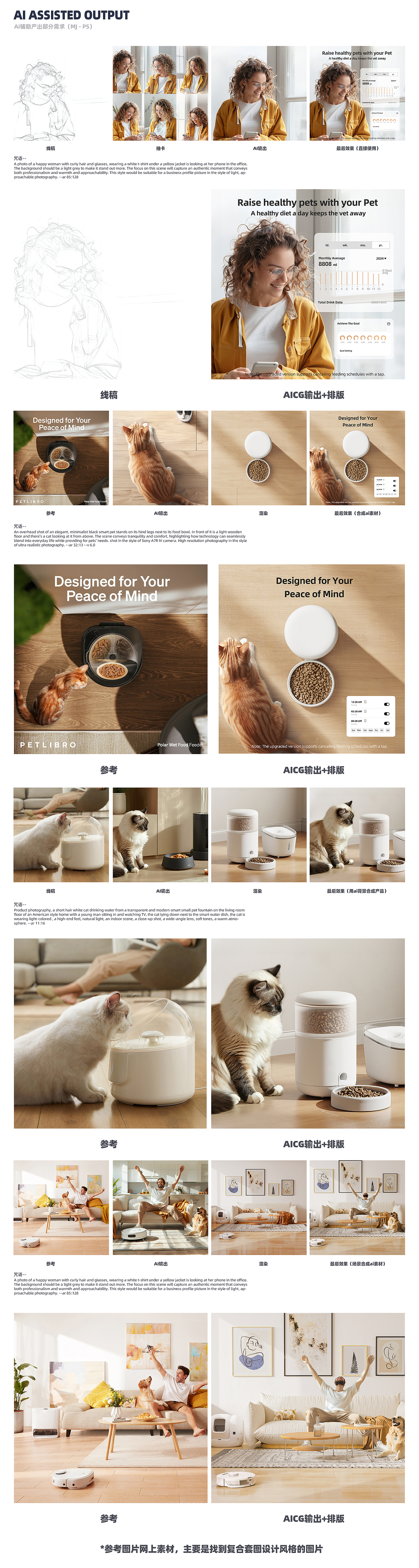 2024 Q2 亚马逊宠物用品渲染｜Midjourney 6.1案例分享（图ZMzc0Njc3MTUy） - 产品 - 站酷设计师光还是光原创素材 - 站酷ZCOOL
