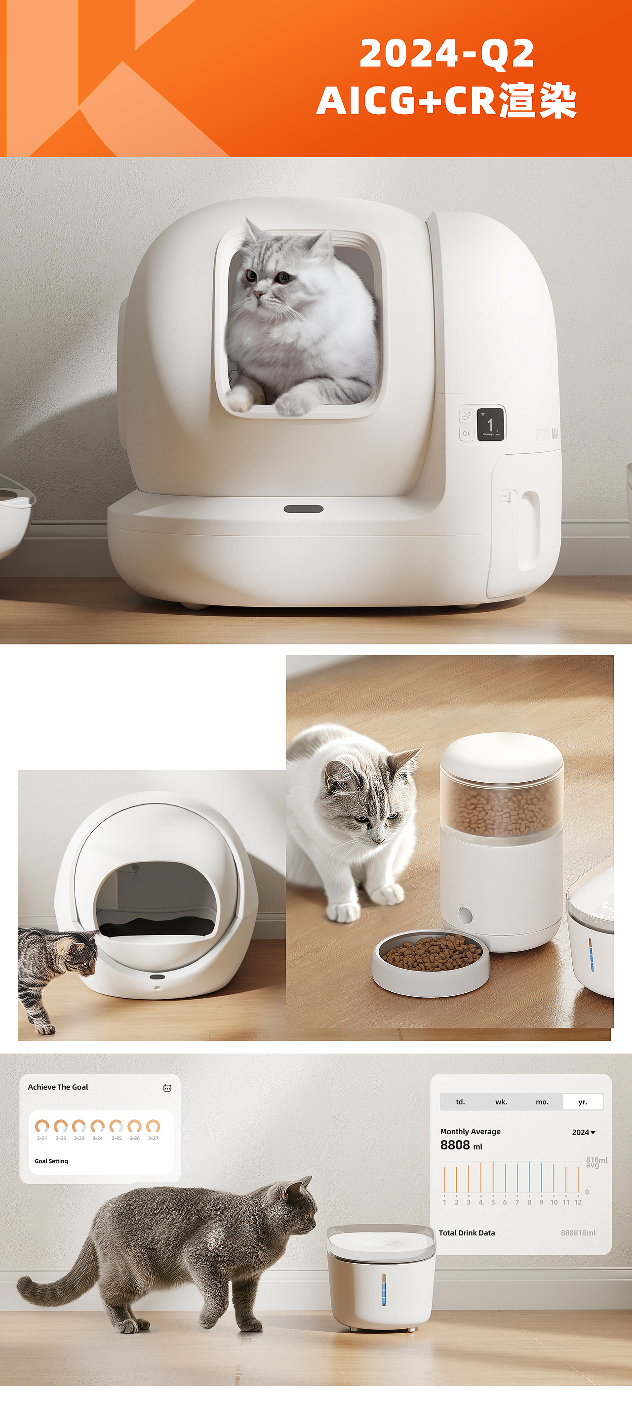 2024 Q2 亚马逊宠物用品渲染｜Midjourney 6.1案例分享（图ZMzc0Njc3MjA0） - 产品 - 站酷设计师光还是光原创素材 - 站酷ZCOOL
