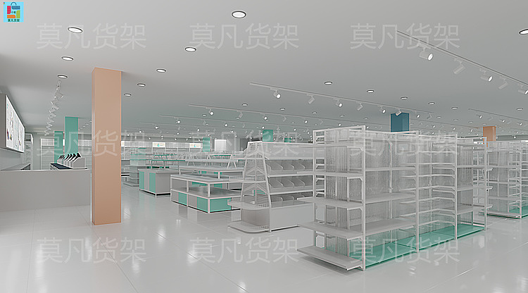 辽源潮品玩具店展示柜高讨论量货架-莫凡货架效果设计