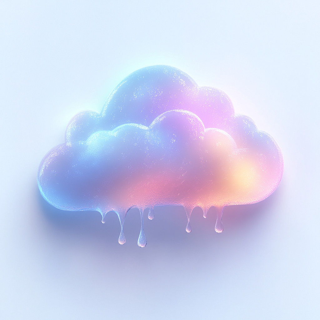 一组梦幻天气图标