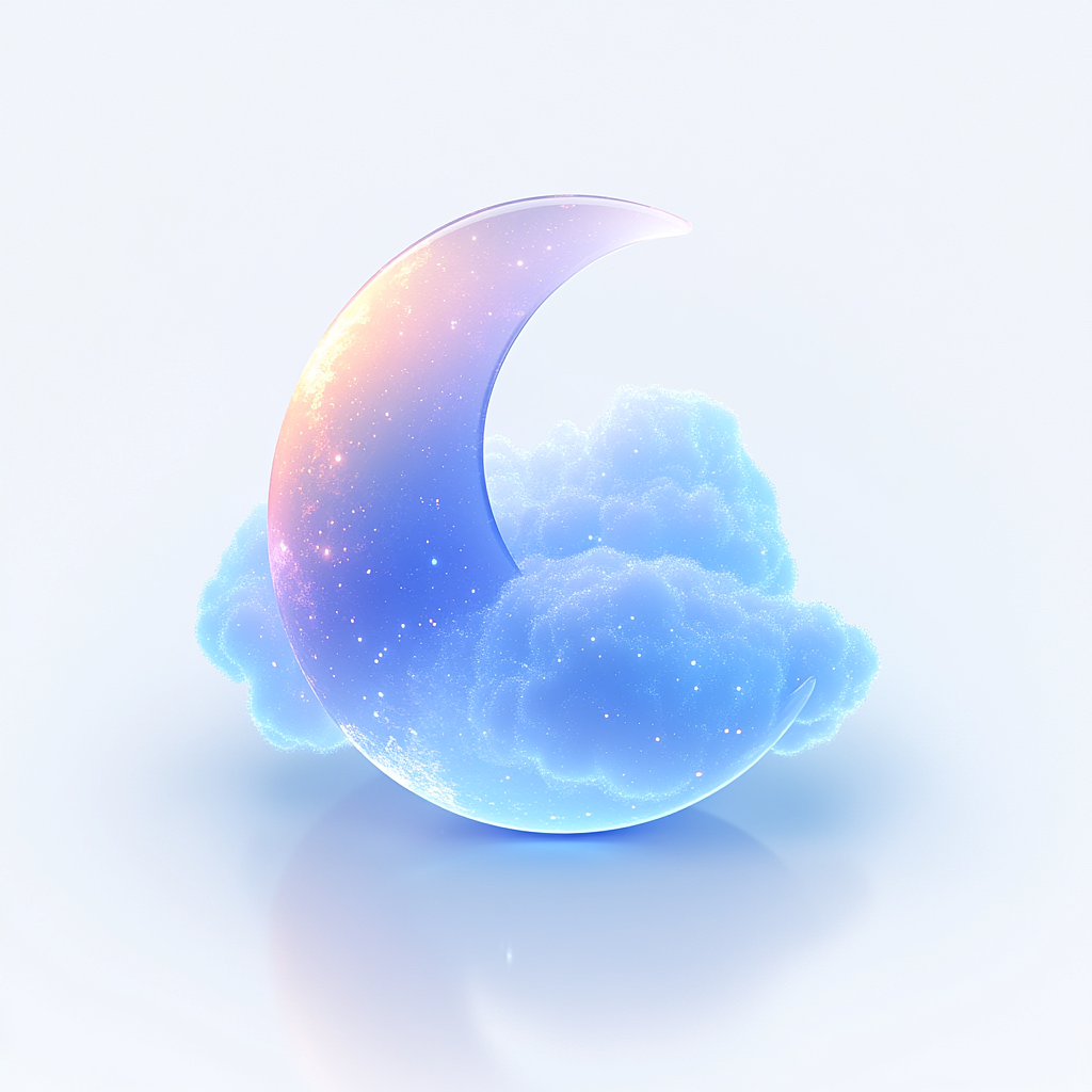 一组梦幻天气图标