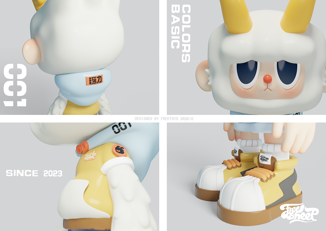 【FREESHEEP 001】原创潮玩设计