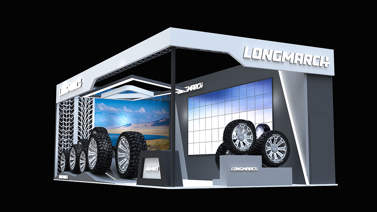 轮胎展台