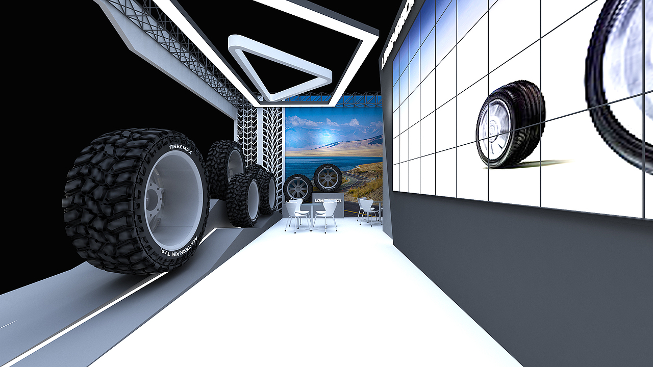 轮胎展台