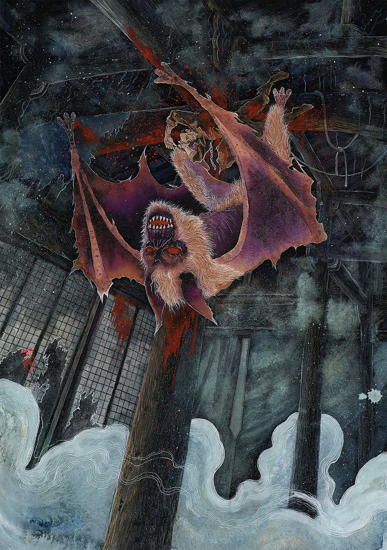 原创手绘《志怪》系列（图ZMzc0Njk3OTA4） - 商业插画 - 站酷设计师弎丈原创素材 - 站酷ZCOOL