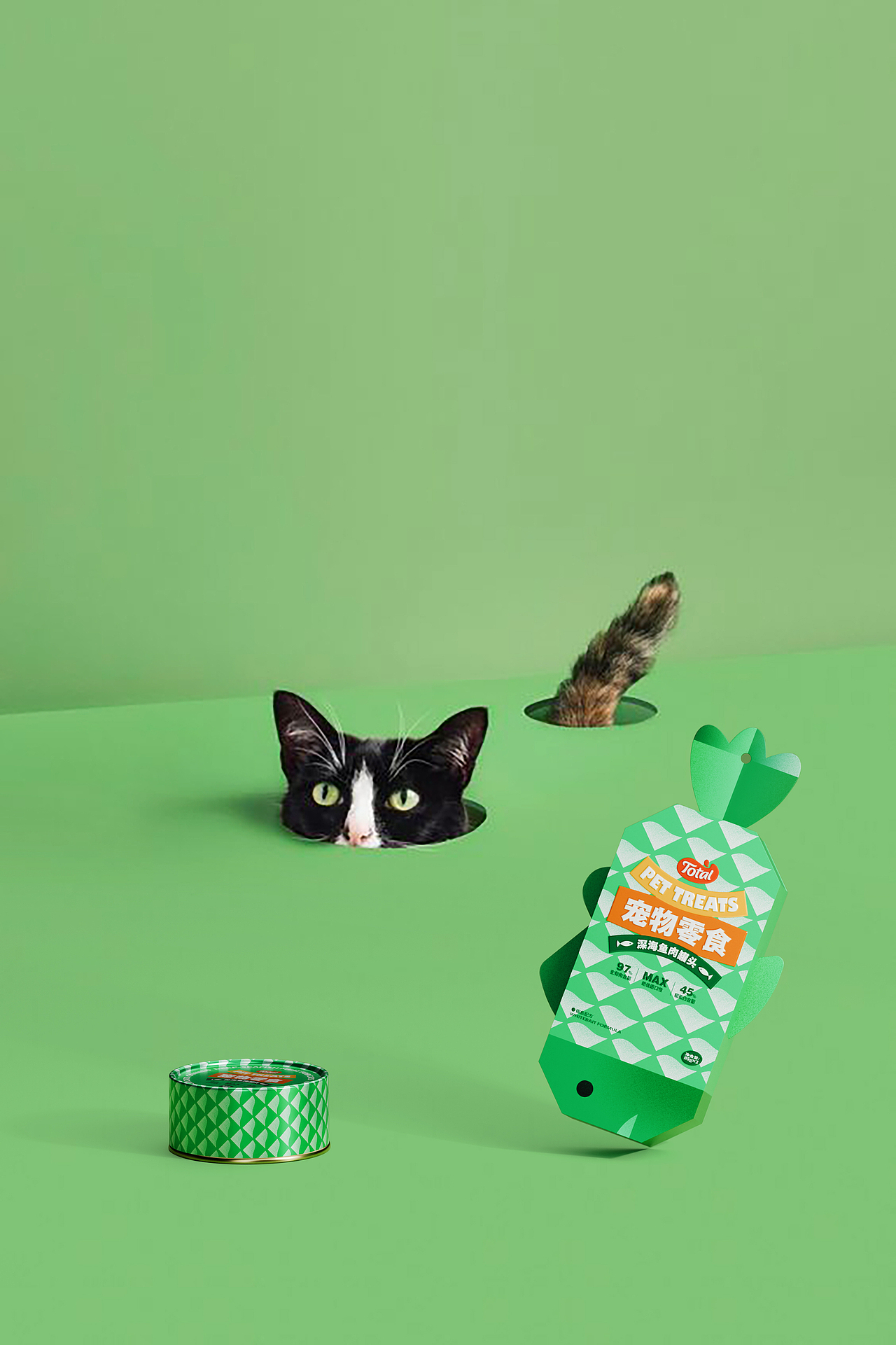 宠物零食猫粮品牌包装设计包装