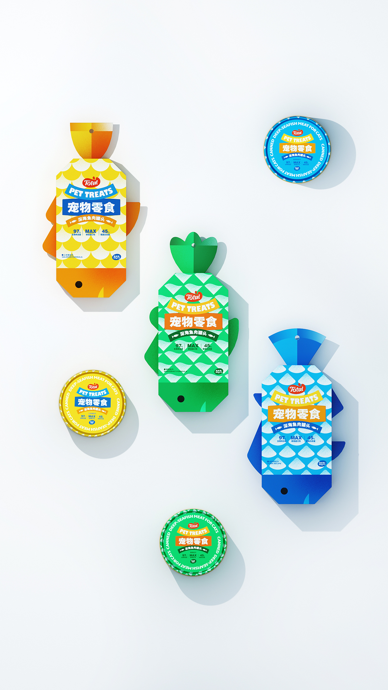 宠物零食猫粮品牌包装设计包装