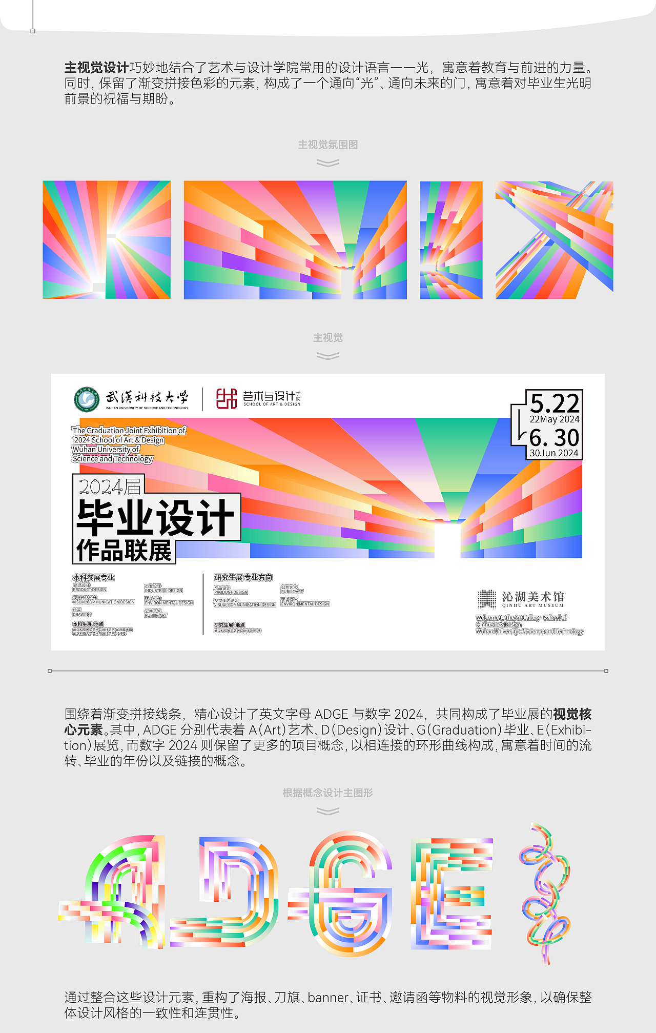 2024届毕业展视觉丨武汉科技大学艺术与设计学院