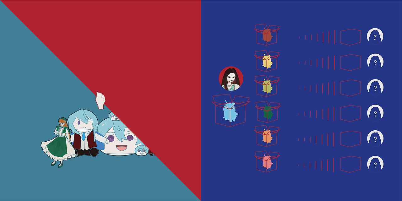 《致此镜像世界的你》 女性玩偶依恋现象的视觉设计（图ZMzc0NzEwOTYw） - 绘本 - 站酷设计师闲枝原创素材 - 站酷ZCOOL