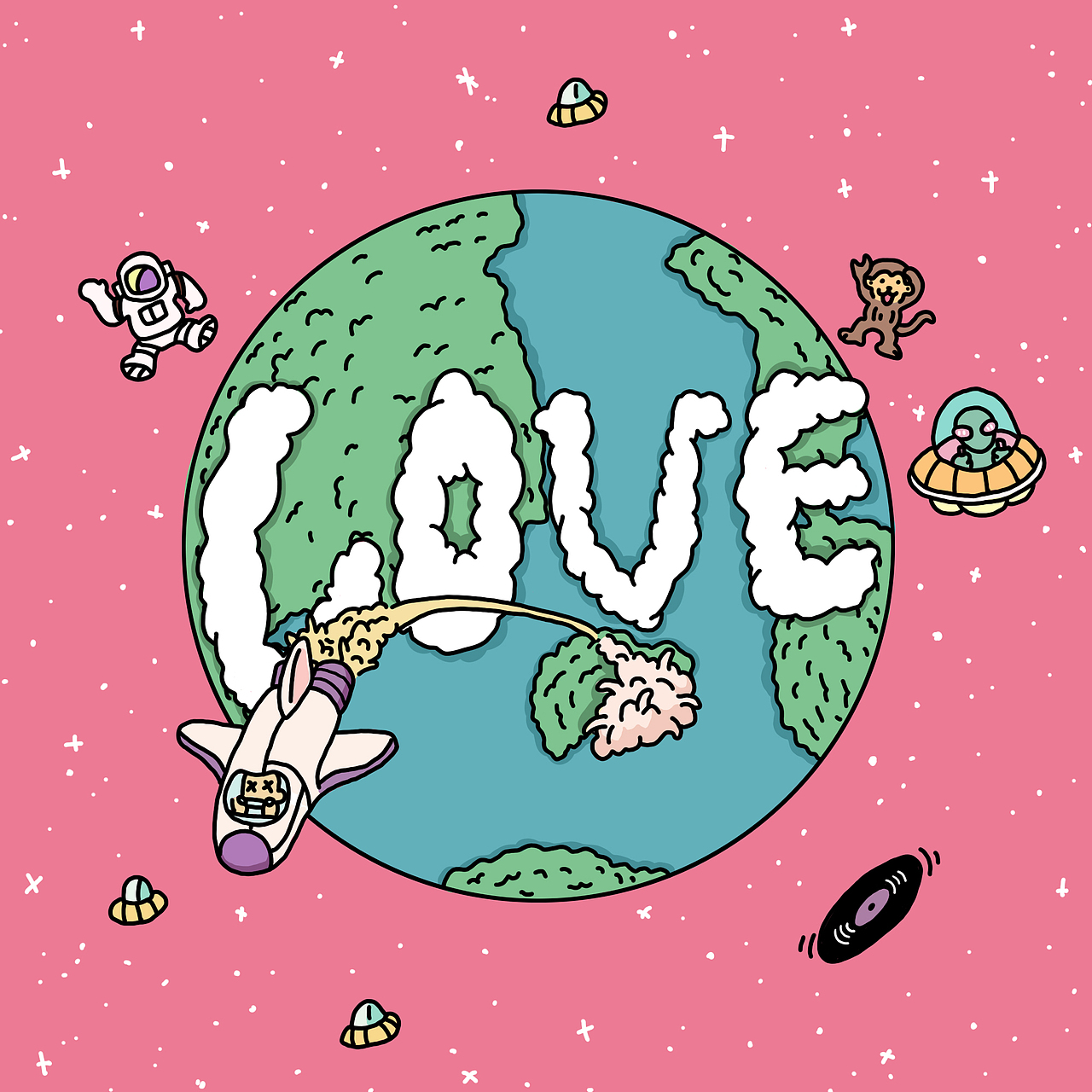 愛的具象化丨原创插画设计