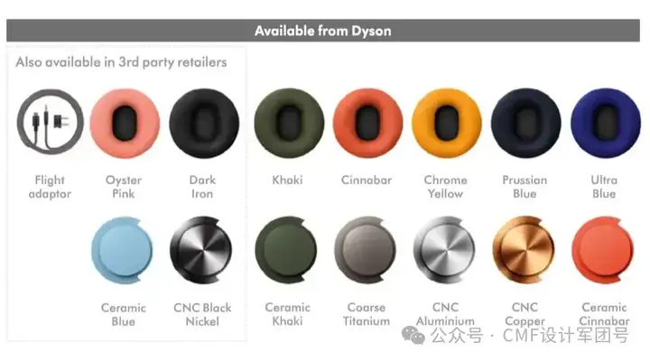 戴森新款耳机是有多潮？多材质工艺组合，100+配色方案