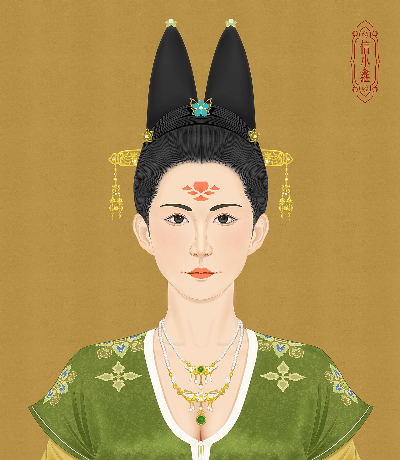 唐宫仕女图（图ZMzc0NzE1MTY4） - 创作习作 - 站酷设计师Z53503073原创素材 - 站酷ZCOOL