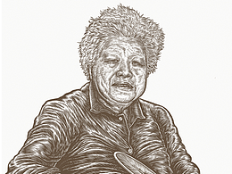 給奶奶畫的肖像