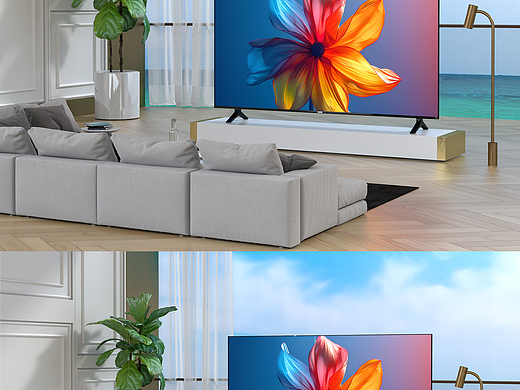 产品渲染建模电视机电商展示