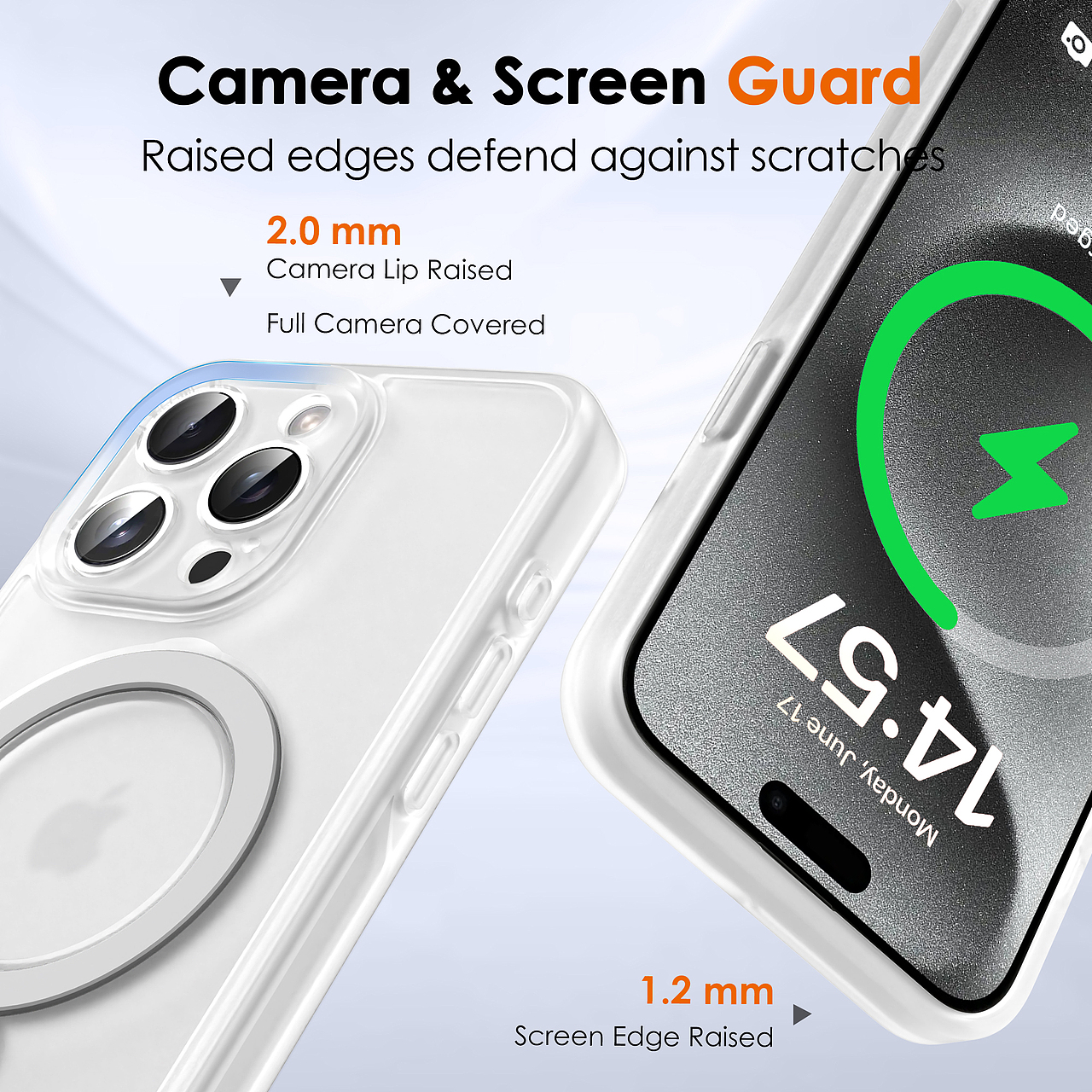 苹果15旋音支架手机壳