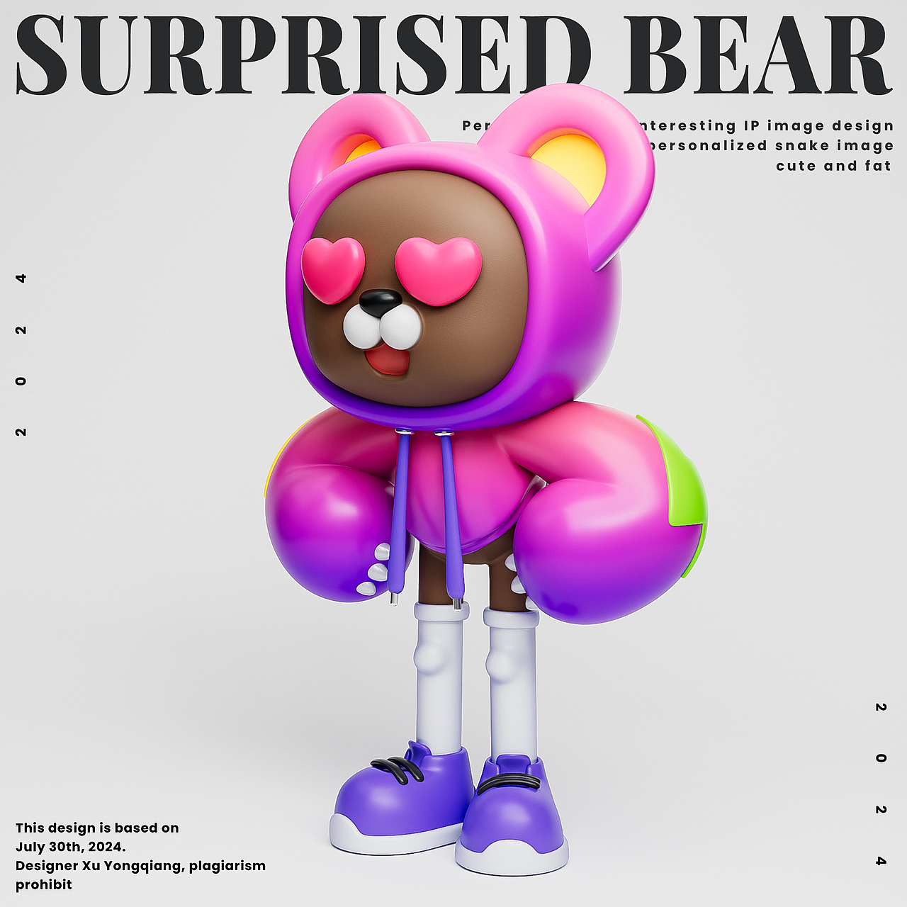 惊讶熊IP造型设计（图ZMzc0NzIwNTM2） - 人物/生物 - 站酷设计师徐坦斯原创素材 - 站酷ZCOOL
