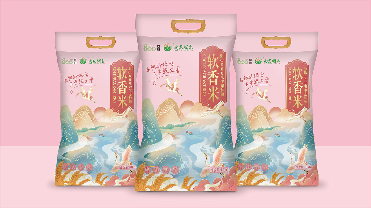 酉阳800南龙裕禾大米超级包装策划设计（图ZMzc0NzI3ODUy） - 品牌 - 站酷设计师虎派品牌策划原创素材 - 站酷ZCOOL