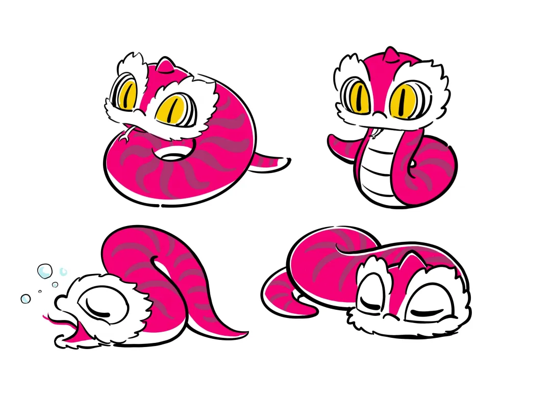 我系狮泰隆（蛇年形象）