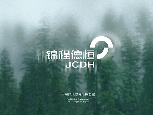 锦程德恒｜logo设计 除甲醛logo 空气净化 甲醛检测 VI