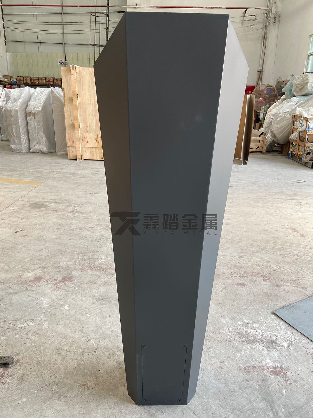 售楼部不锈钢门口机立柱不锈钢门口机支架定制