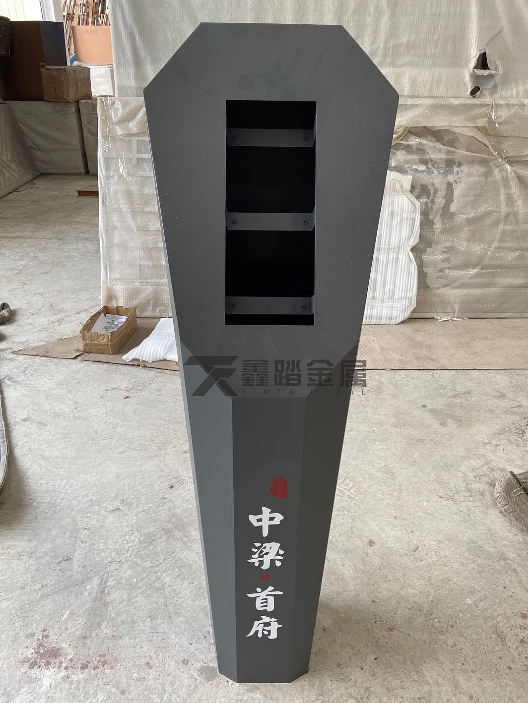 售楼部不锈钢门口机立柱不锈钢门口机支架定制