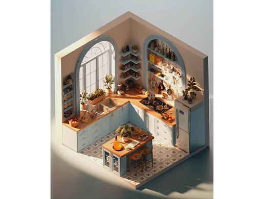 Blender动画-厨房