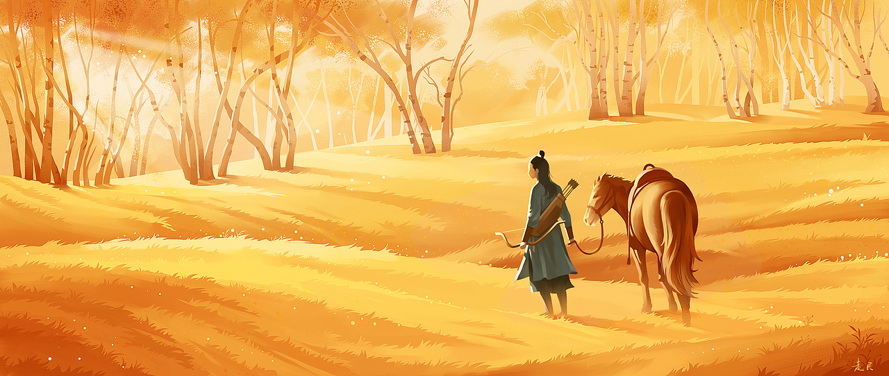 场景插画速涂习作