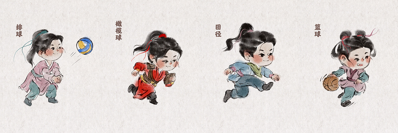 武侠奥运健儿（图ZMzc0NzUzNjEy） - 儿童插画 - 站酷设计师钟小朋友原创素材 - 站酷ZCOOL