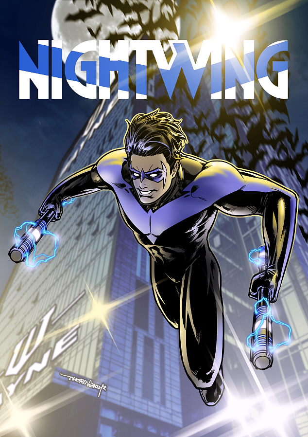 【ThorinArt】Nightwing夜翼。2024.08.02。（图ZMzc0NzU4MTky） - 创作习作 - 站酷设计师ThorinArt原创素材 - 站酷ZCOOL