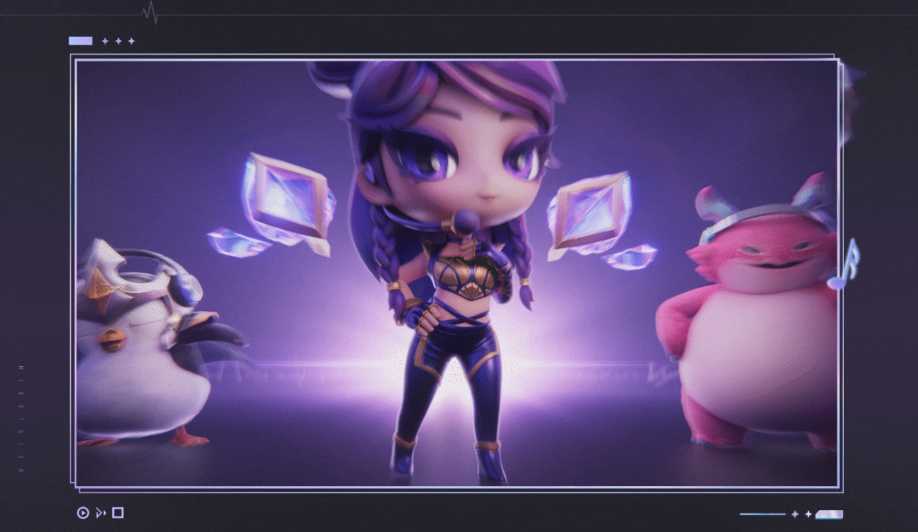 云顶之弈S10 赛季之星K/DA POP/STARS 小小卡莎CG（图ZMzc0NzU4OTUy） - 宣传片 - 站酷设计师混合体Studio原创素材 - 站酷ZCOOL