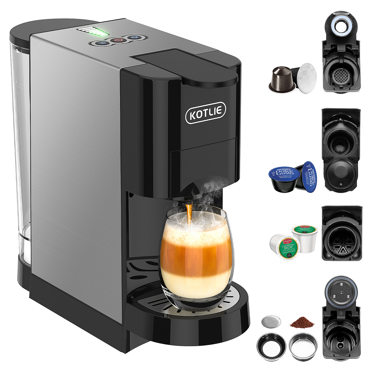 513HF胶囊咖啡机 亚马逊主图 高级A+