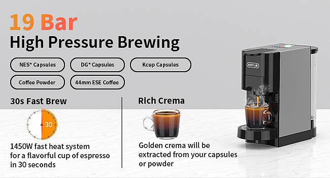 513HF胶囊咖啡机 亚马逊主图 高级A+