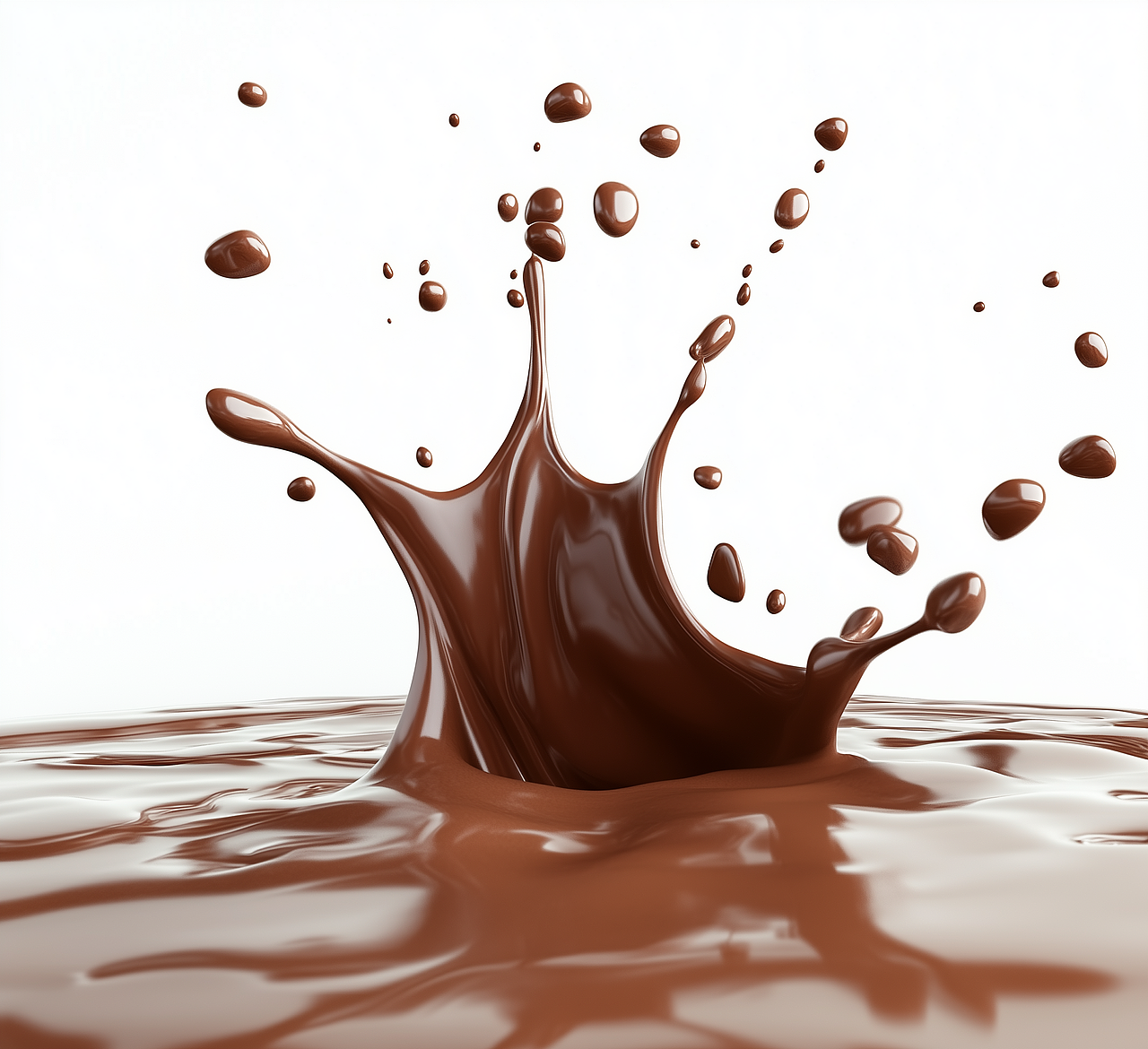 飞溅的巧克力酱
