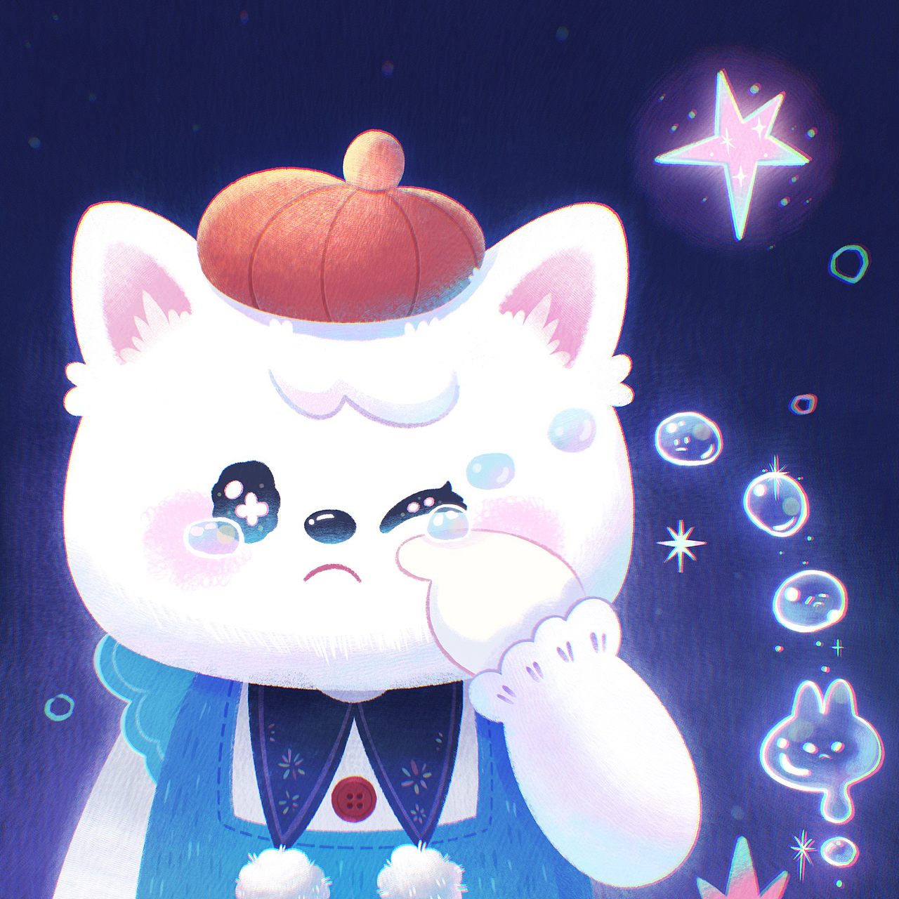 【Nekokoi】灵感记录｜眼泪出走 委屈到家（图ZMzc0NzY5NjU2） - 儿童插画 - 站酷设计师NACL_YY原创素材 - 站酷ZCOOL